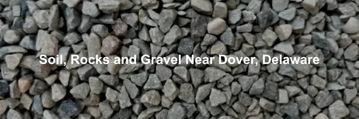 Soil, Rocks and Gravel Near Dover, Delaware