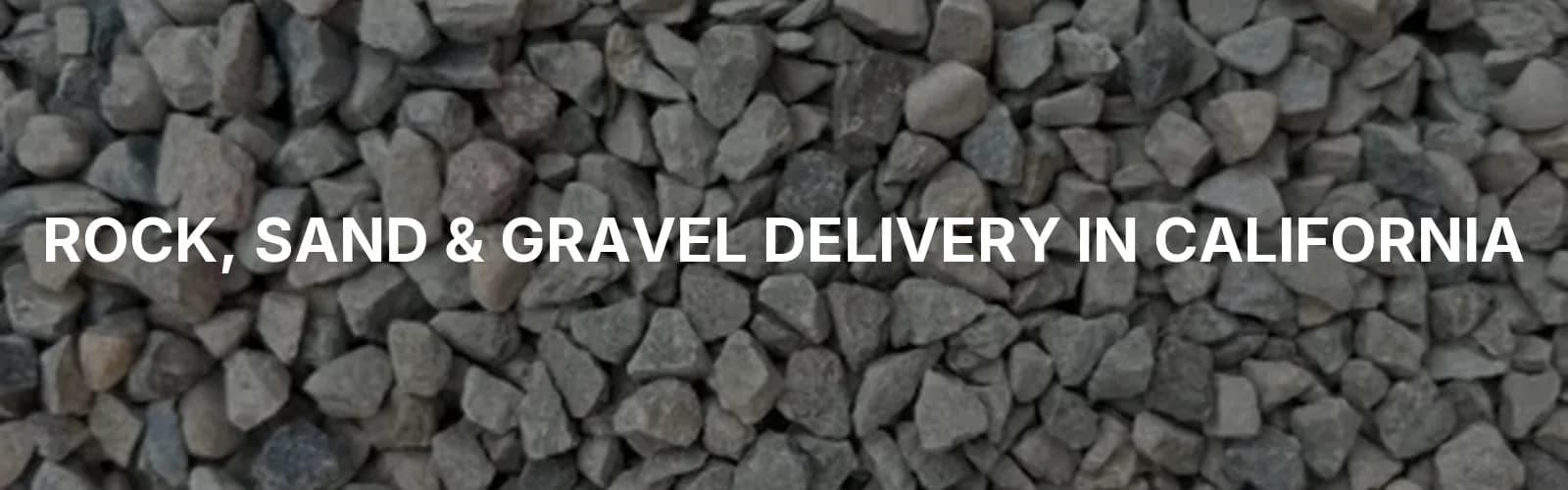 Rock, Sand & Gravel Delivery in Modoc County, California