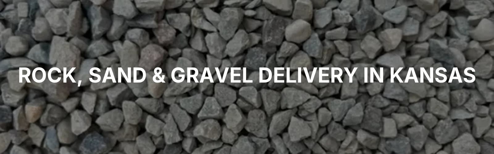 Bulk rock, sand, and gravel delivery across Kansas